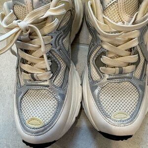 Zara White and Gray Sneakers